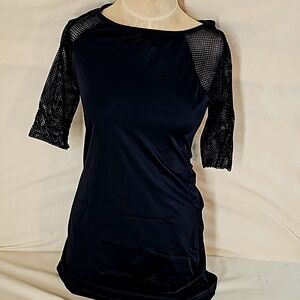 DKNY swim cover up black dress